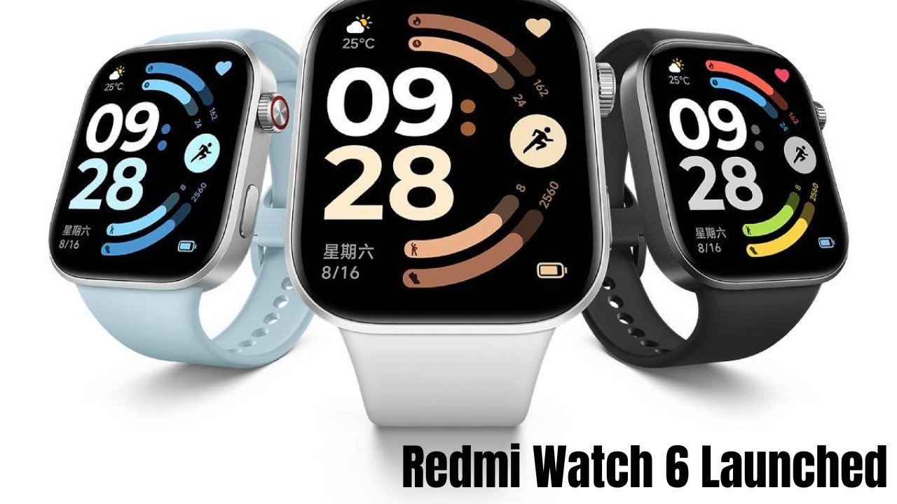 Redmi Watch 6 Launched With Slimmer